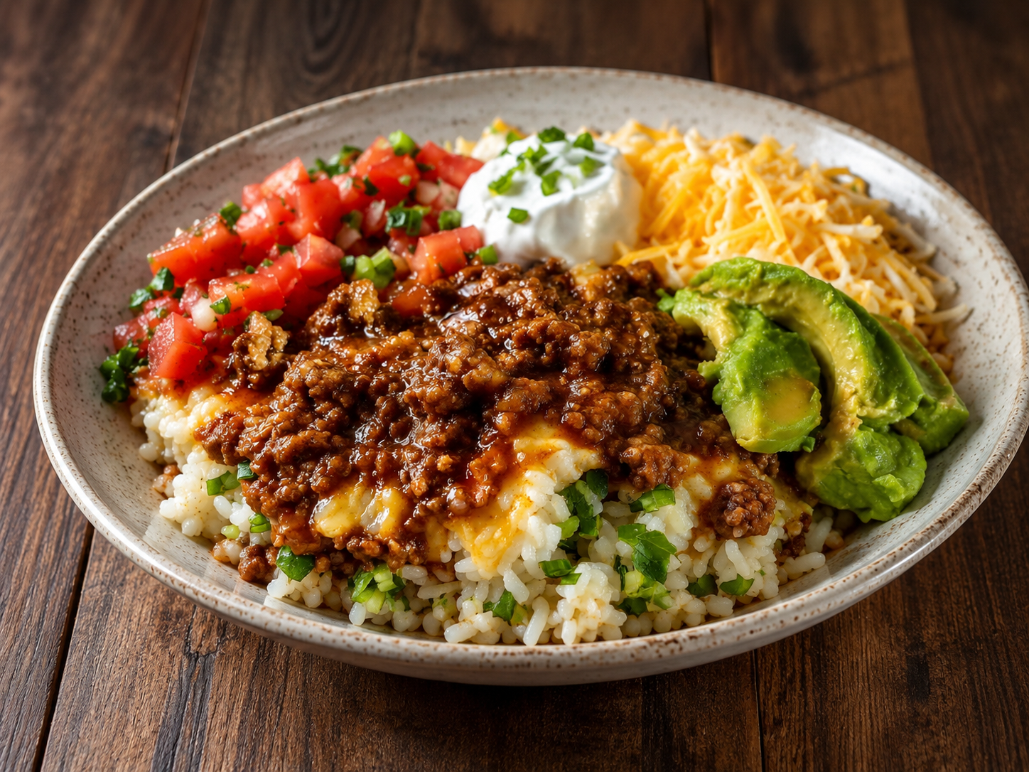 Quick 15-Minute Lazy Ground Beef Taco Bowls with Cilantro Lime Rice featured image
