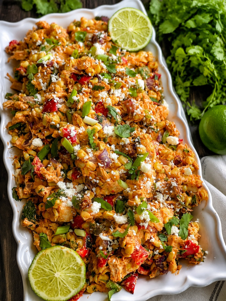 Healthy Street Corn Inspired Chicken Salad featured image