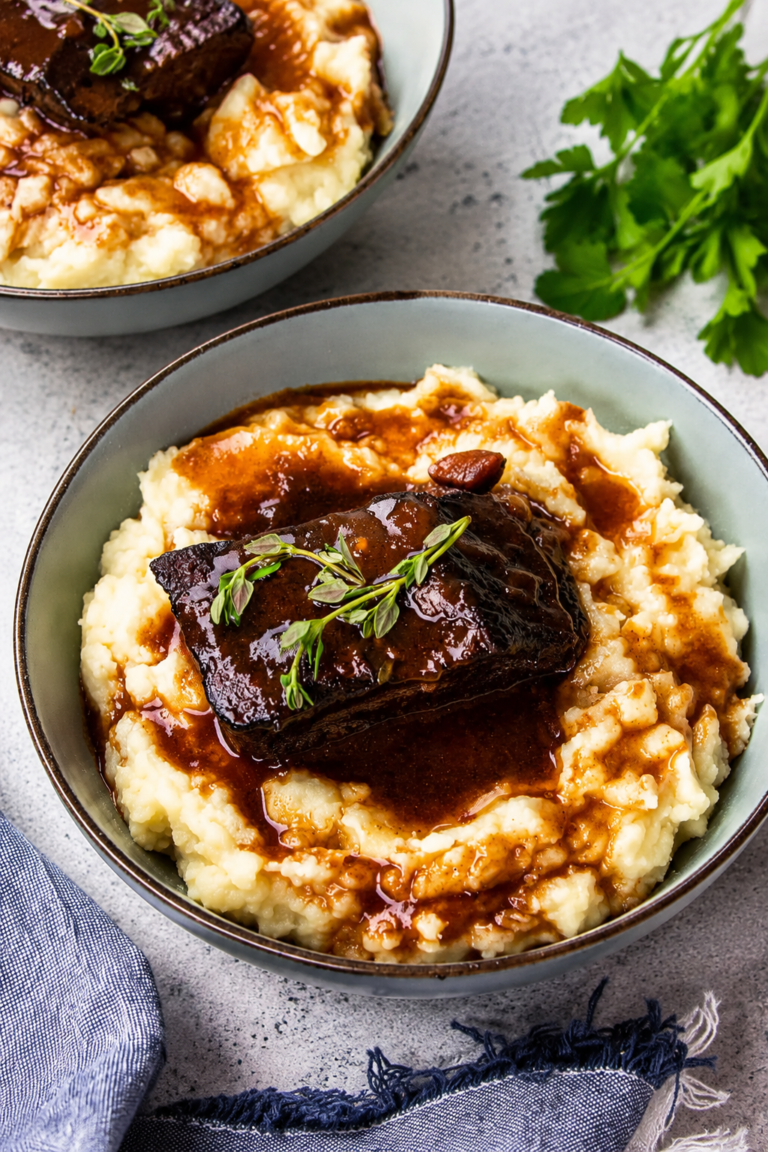 Red Wine Braised Short Ribs, Fall-Apart Tender featured image