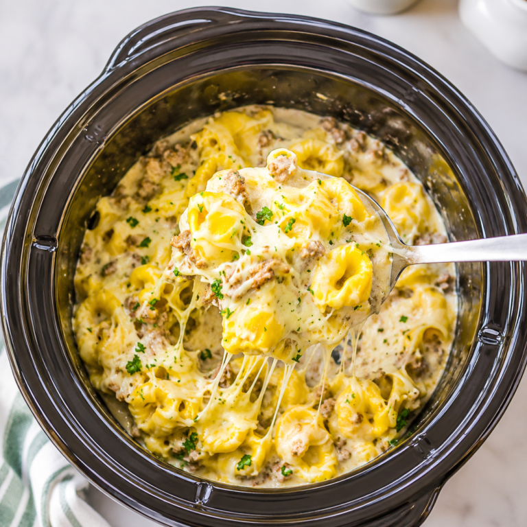 Slow Cooker Cheesesteak Tortellini for Busy Nights featured image