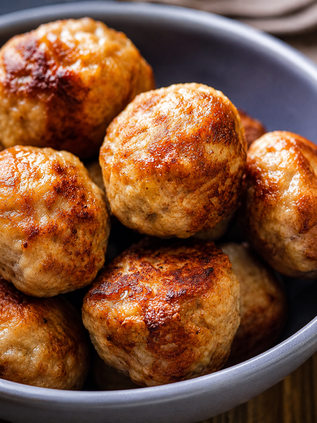 Chicken Meatballs in Mushroom Sauce featured image