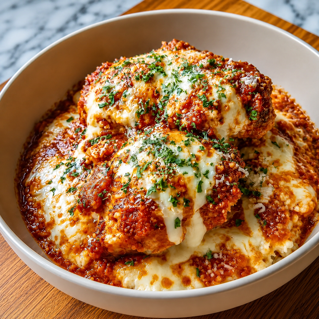 High-Protein Chicken Parm Bowl in 15 Minutes featured image