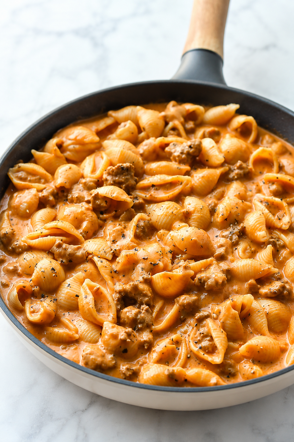 Creamy Beef and Shells featured image