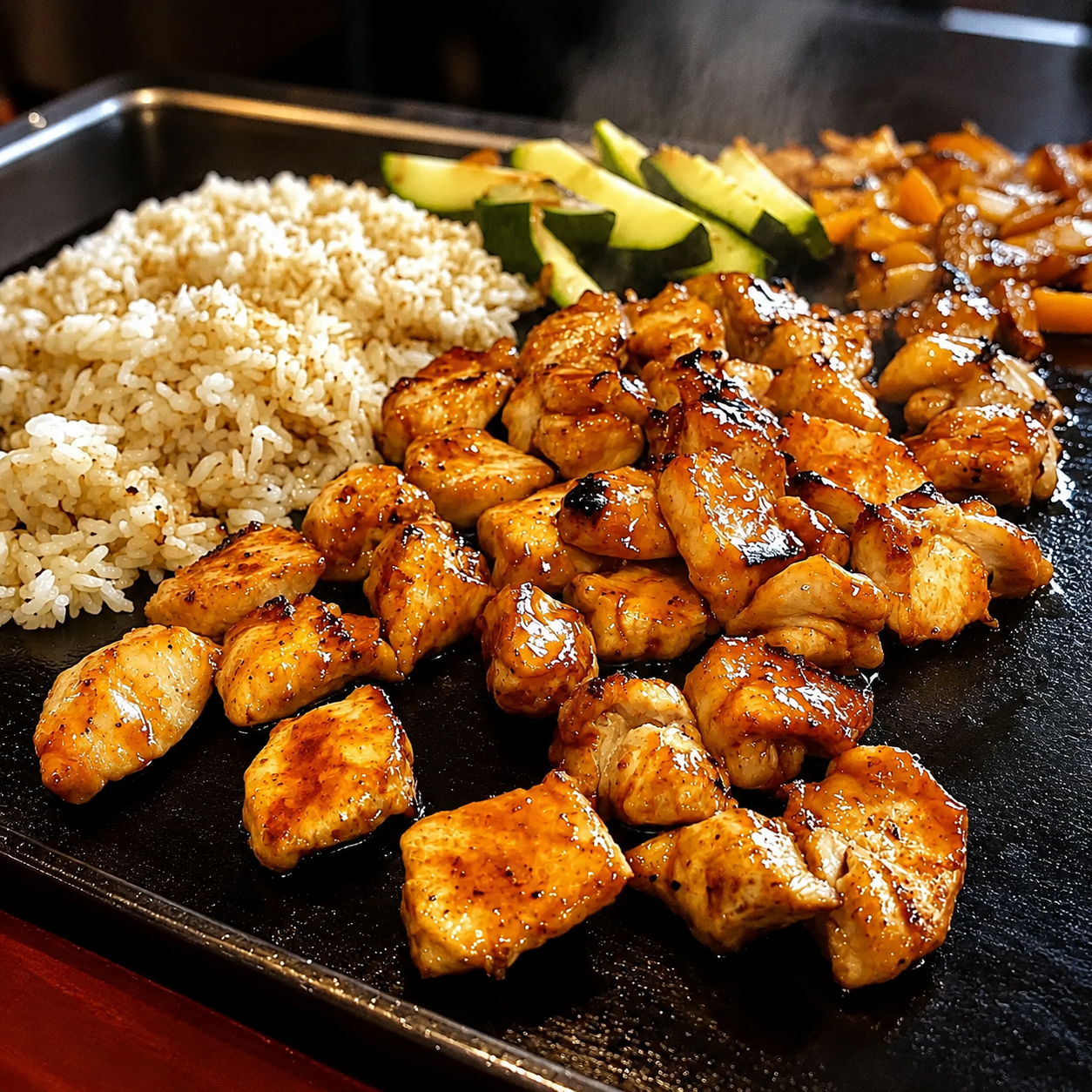 Blackstone Hibachi Chicken on the Griddle featured image