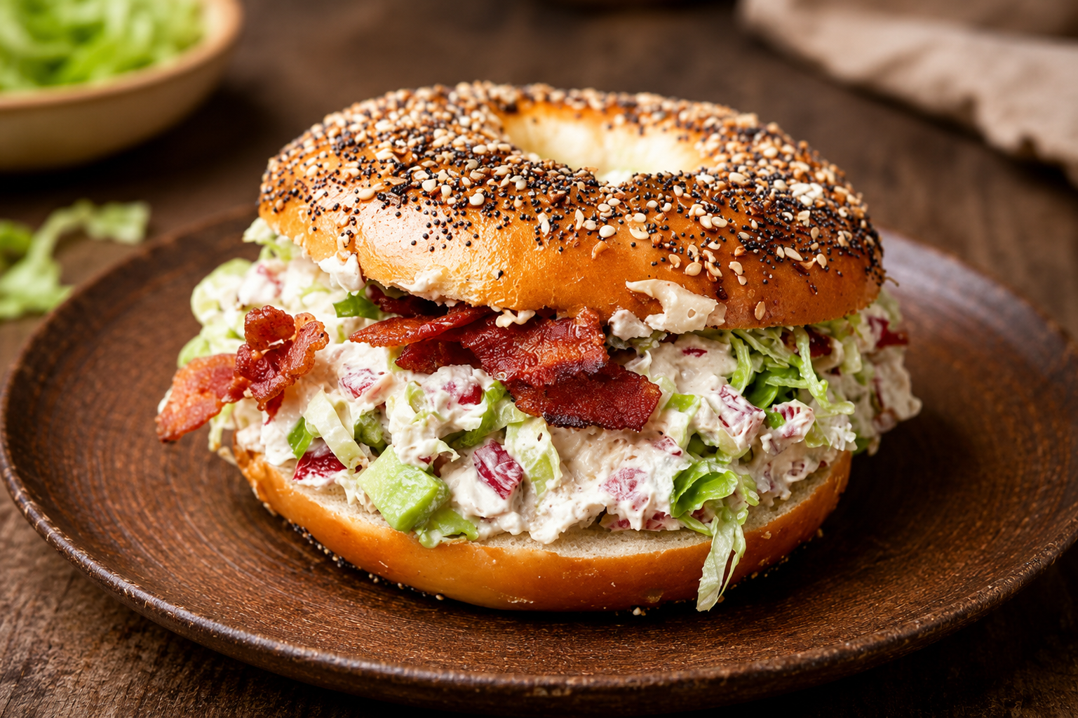 California BLT Chopped Bagel featured image