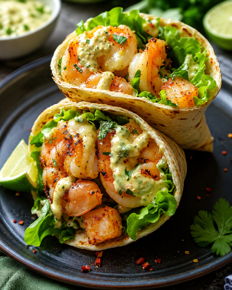 Grilled Shrimp Caesar Wraps featured image