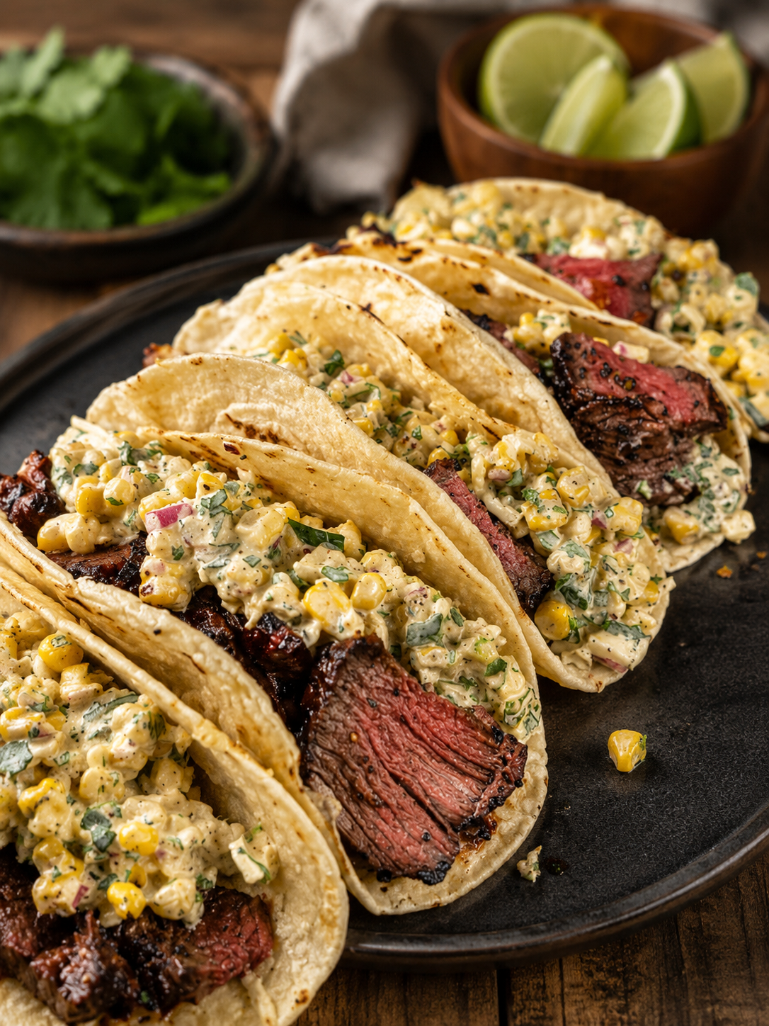 Grilled Steak Elote Tacos featured image