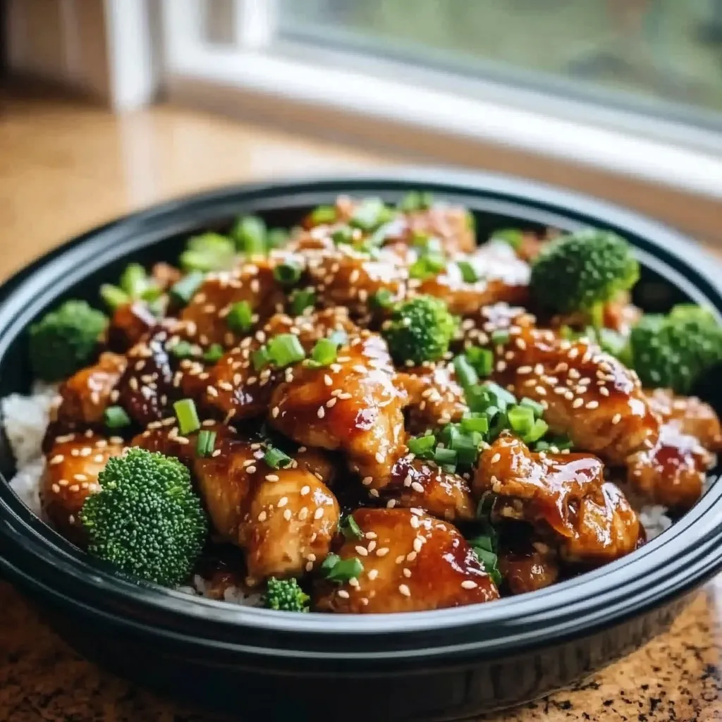 Teriyaki sauce thickening in a saucepan