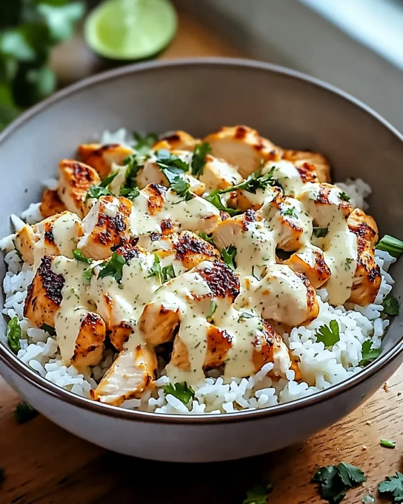 Chicken simmering in coconut milk sauce