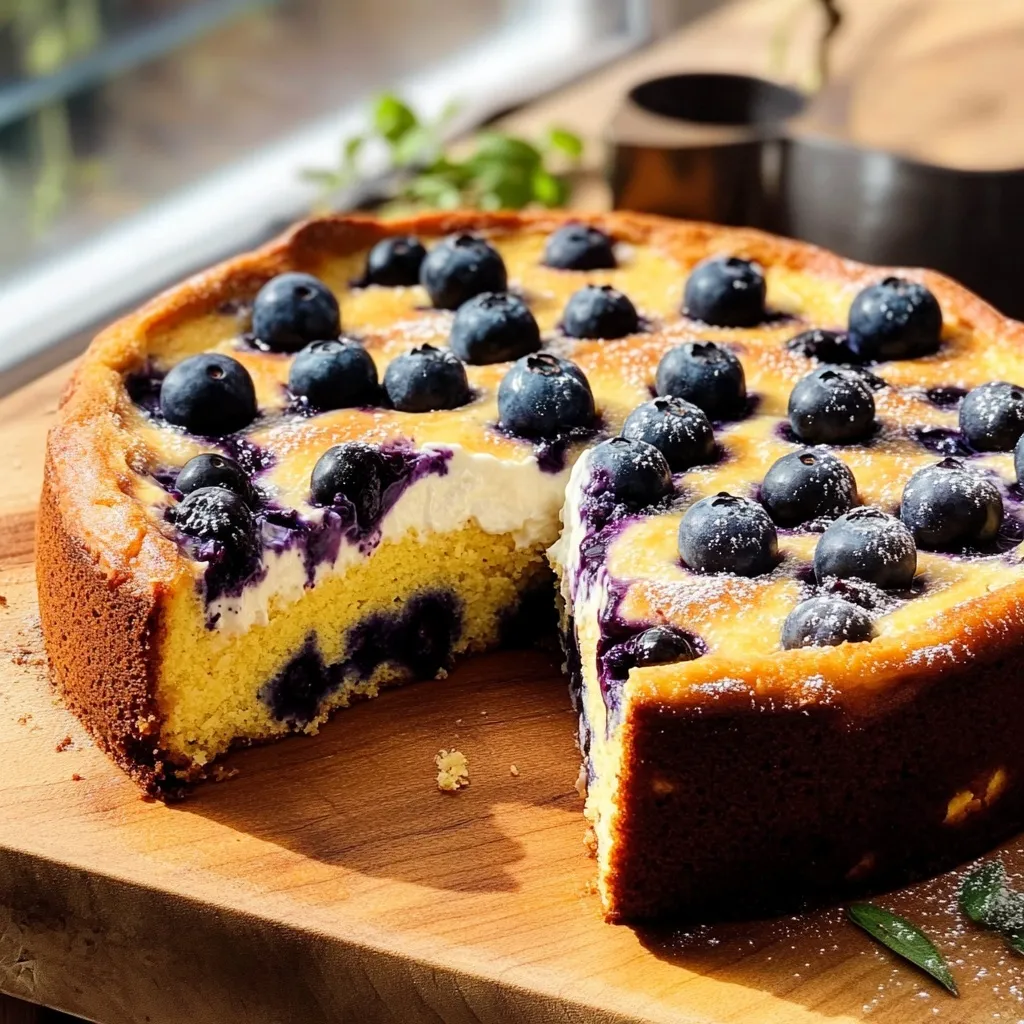 Flourless Protein Cake with Blueberries featured image