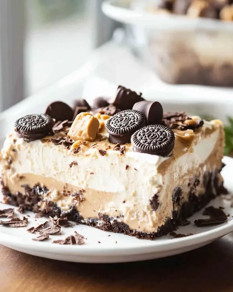Cookie crust pressed into a baking dish