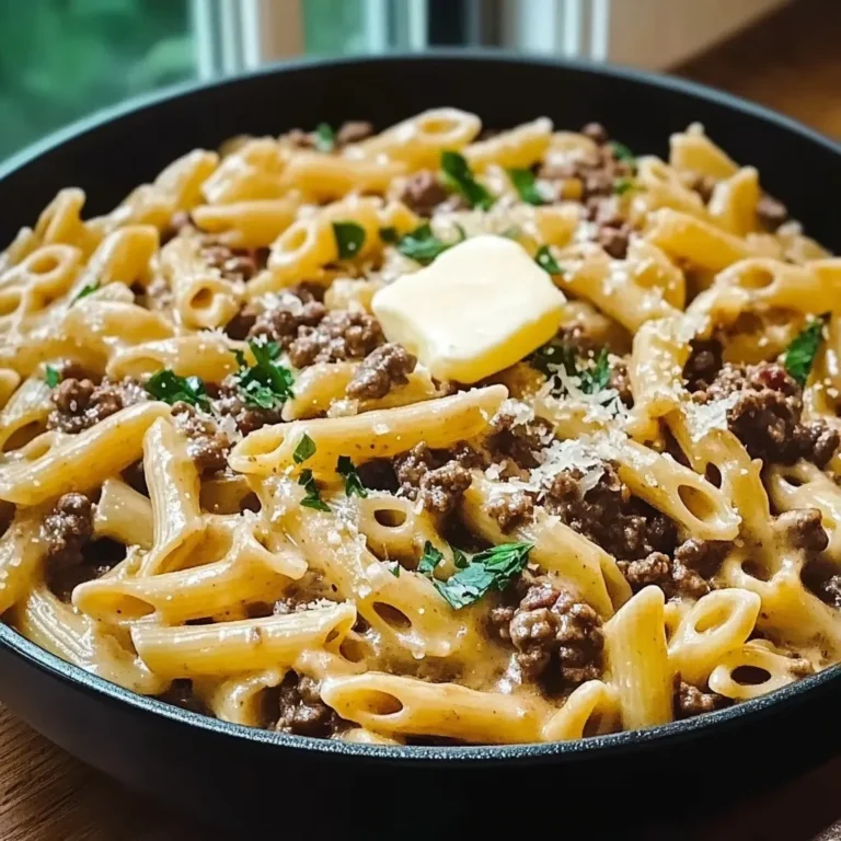 Beef and Garlic Butter Pasta featured image