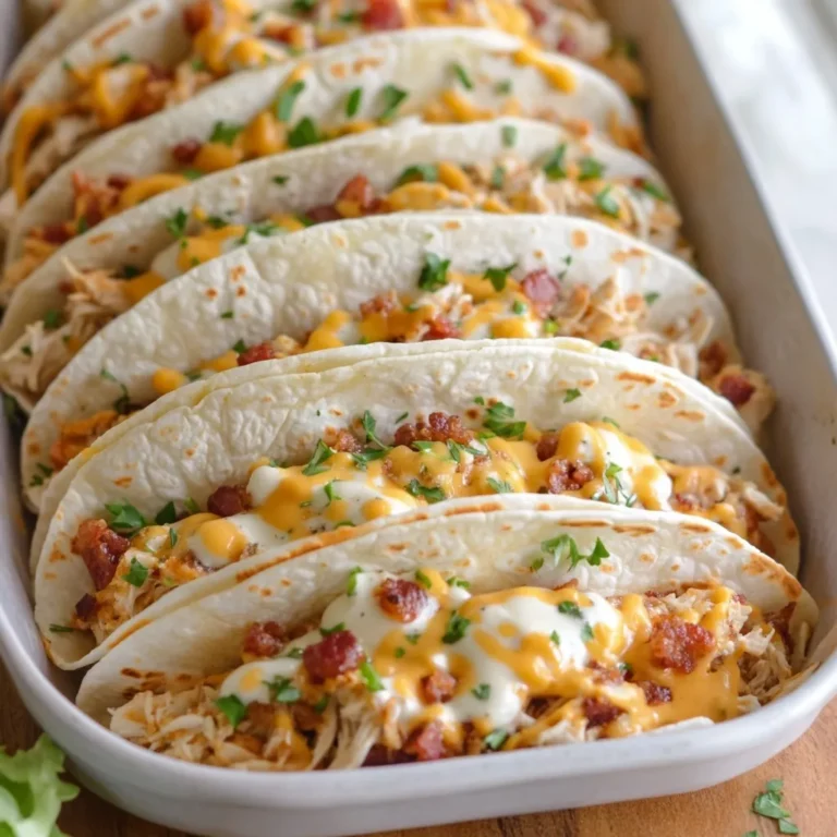 Baked Chicken Bacon Ranch Tacos featured image