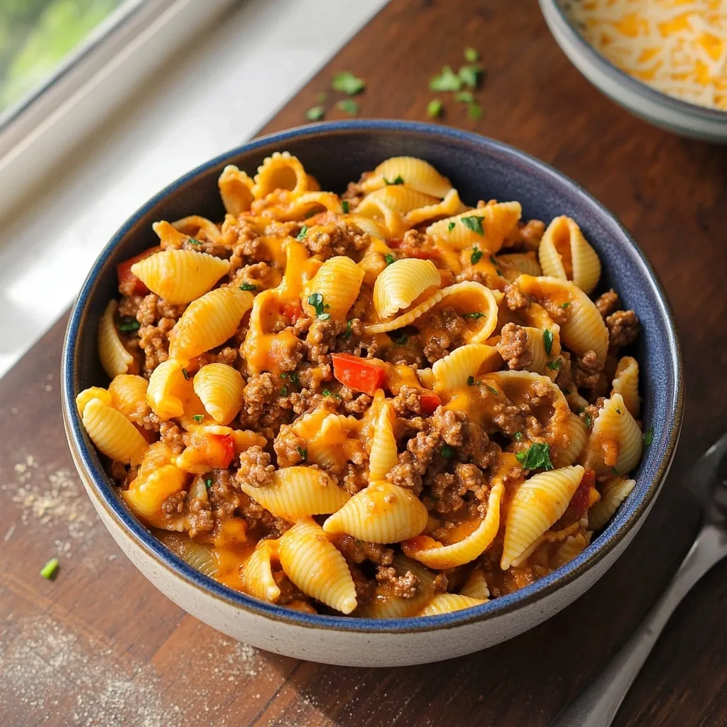Easy Taco Pasta featured image
