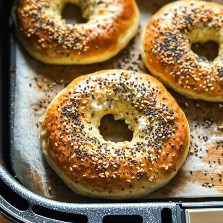 Air Fryer Protein Bagels featured image