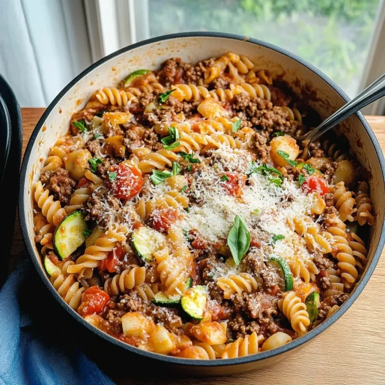 Tender One-Skillet Ground Beef Pasta featured image
