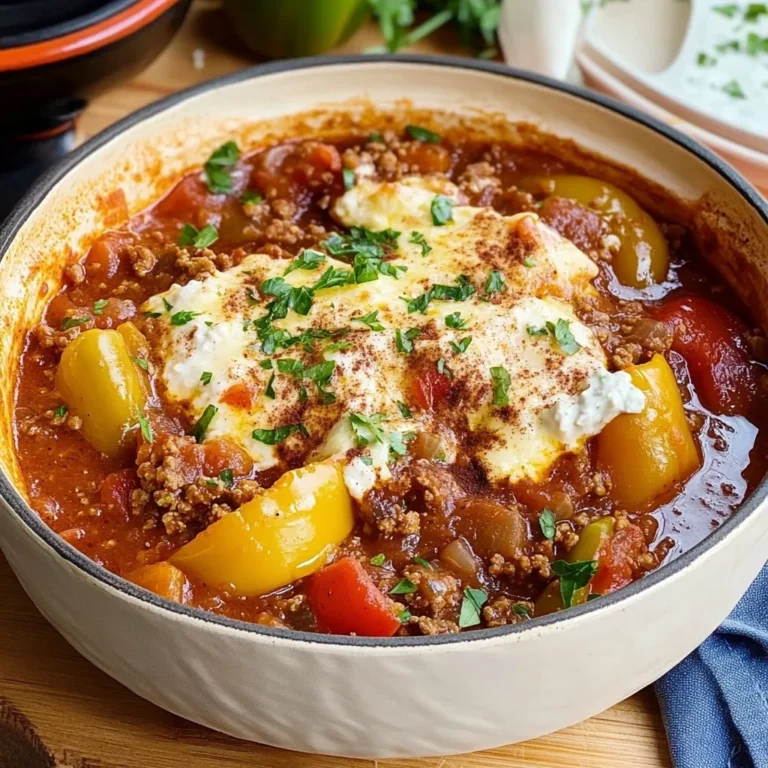 Unstuffed Pepper Stew High Protein featured image