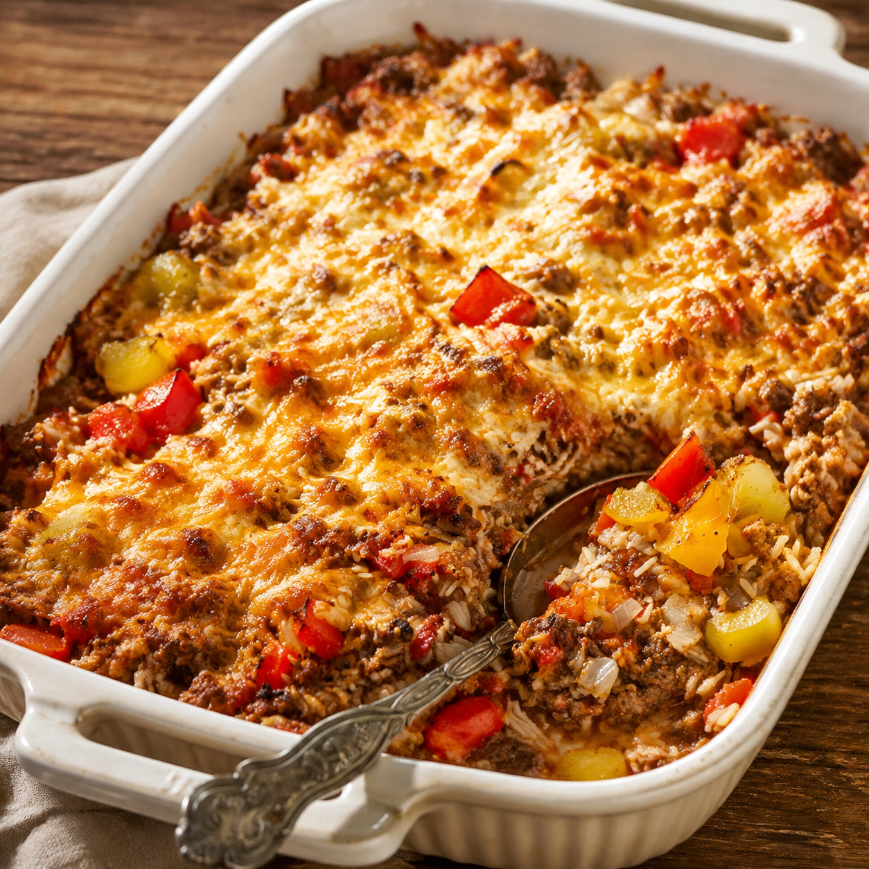 Stuffed Bell Pepper Casserole