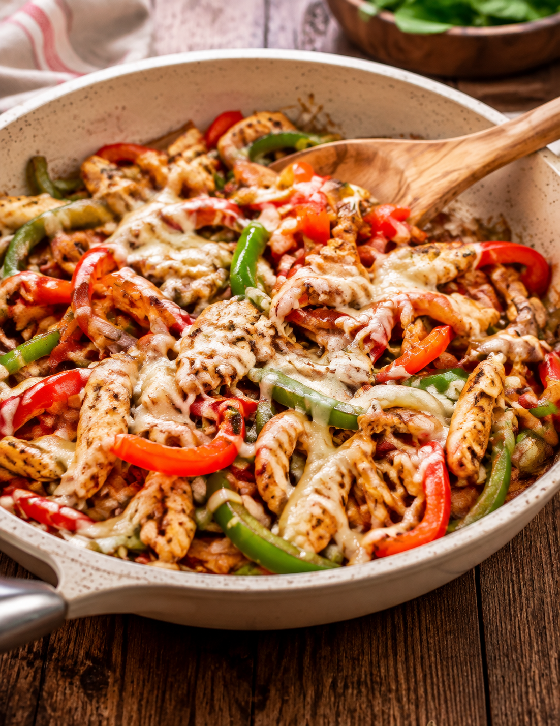 Chicken Cheesesteak Skillet featured image