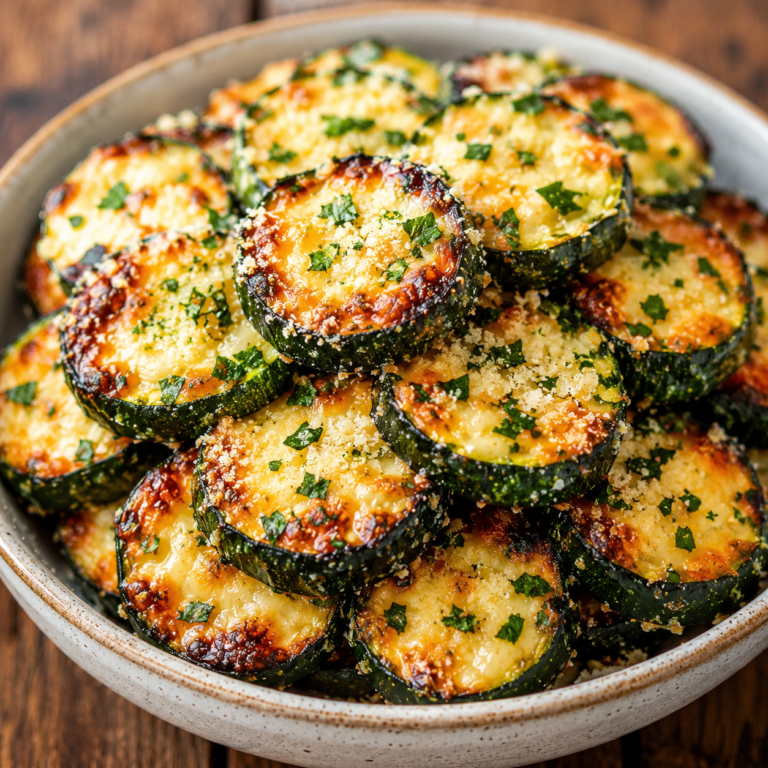 Garlic Parmesan Roasted Zucchini, Crispy Every Time featured image