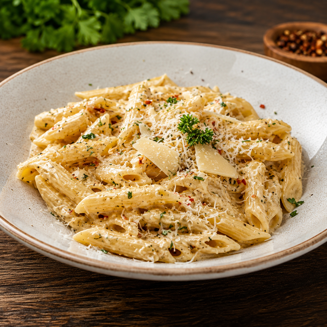 One Pot Creamy Garlic Pasta in 20 Minutes featured image