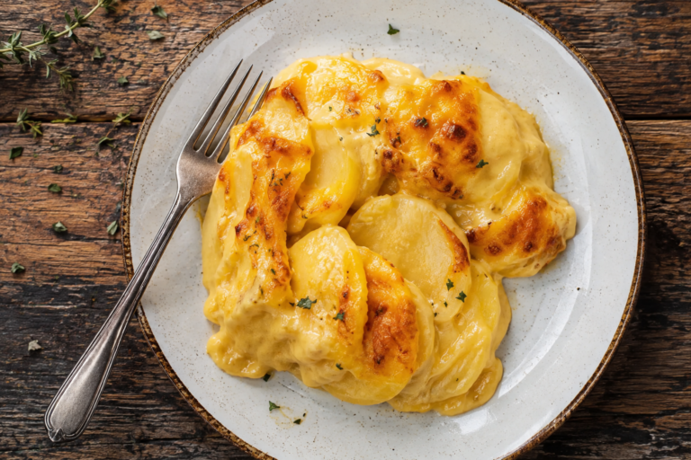 Cheesy Scalloped Potatoes, Ooey Gooey Perfection featured image
