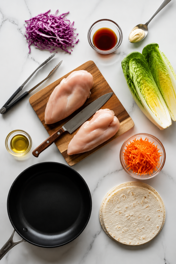 Sliced chicken tossed in teriyaki sauce