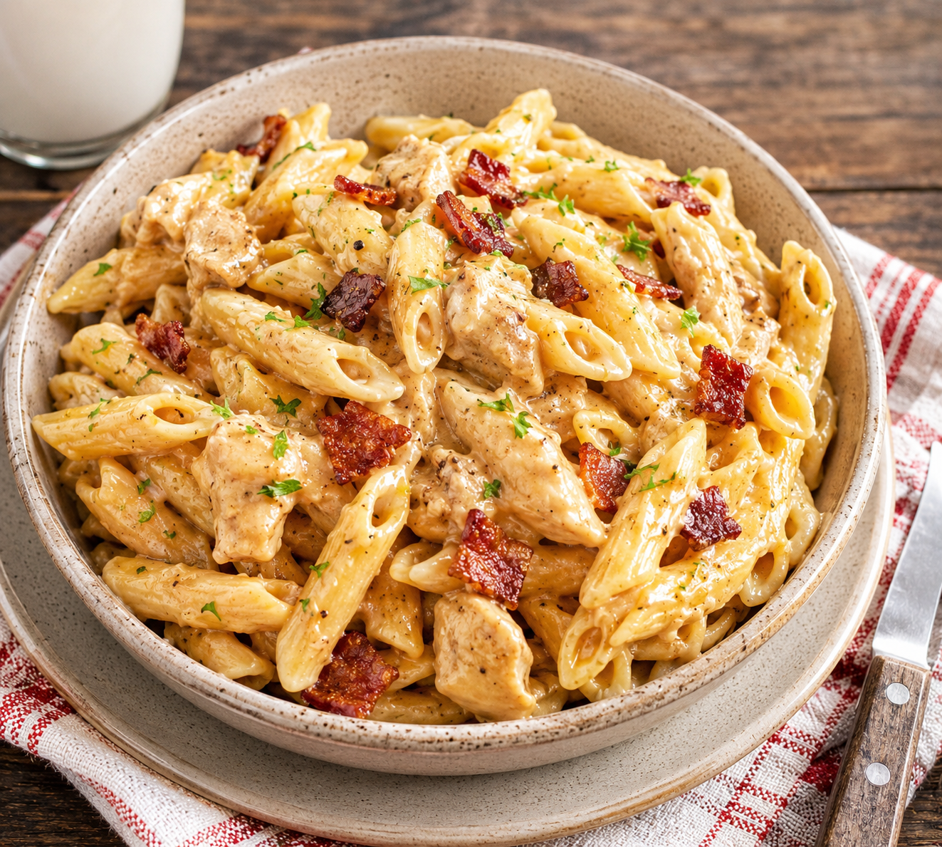 Cheesy Ranch Chicken Pasta, One Pot Wonder featured image