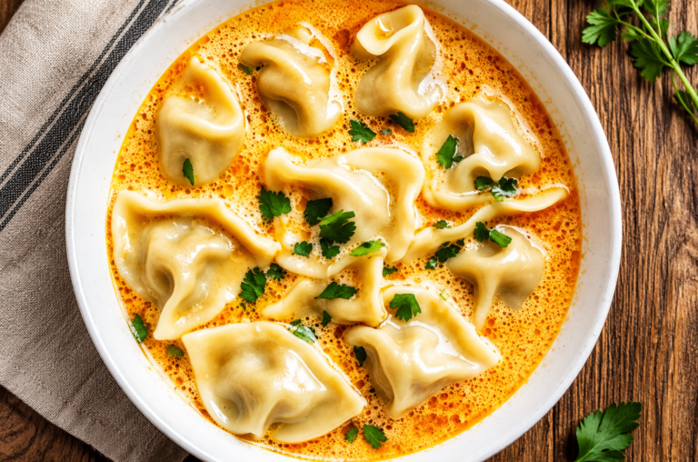 Creamy Thai Dumpling Soup featured image