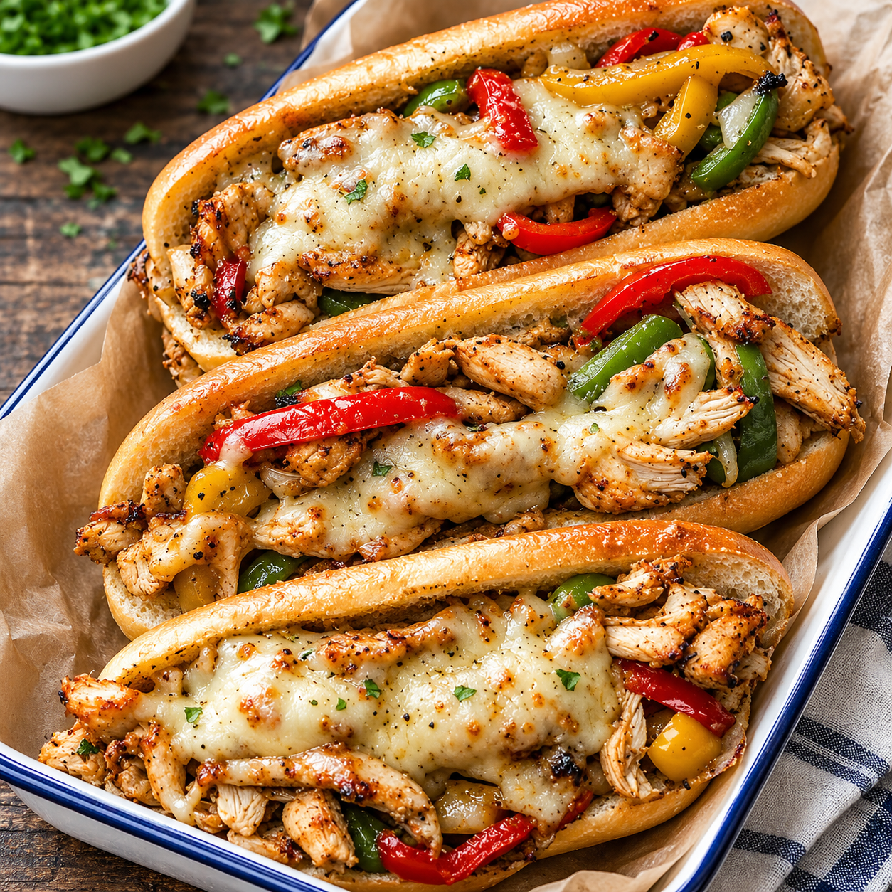 Chicken Philly Cheese Steaks, Fast and Melty featured image