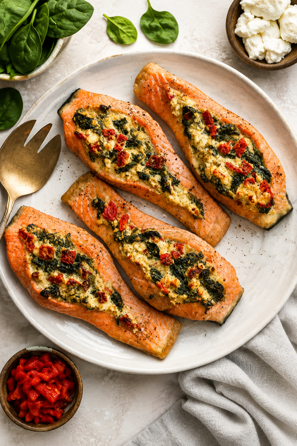 Stuffed Salmon with Spinach and Feta featured image
