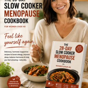 The 28-Day Menopause Slow Cooker Reset - 72 Protein-Rich Recipes & a Simple Meal Plan to Support Healthy Weight, Hormone Balance & Energy After 40