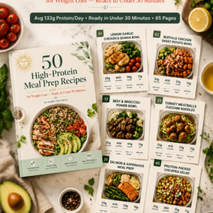 50 High-Protein Recipes You’ll Actually Want to Eat - Quick Meal Prep Meals for Weight Loss, Fat Loss & More Energy