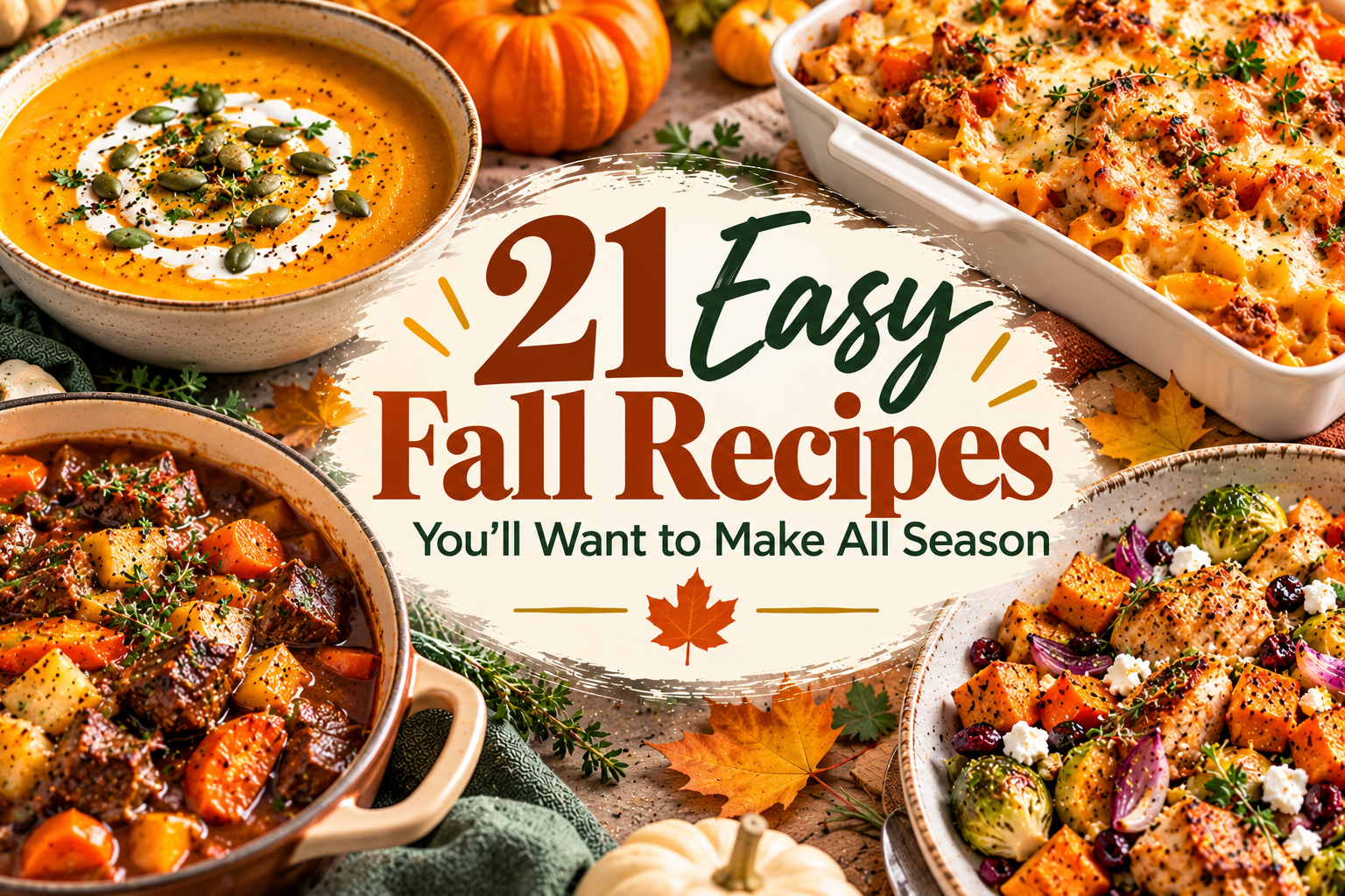 21 Easy Fall Recipes You’ll Want to Make All Season