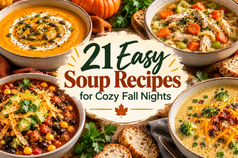 21 Easy Soup Recipes for Cozy Fall Nights