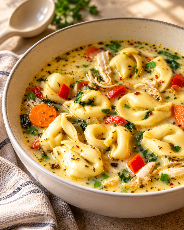 Creamy Chicken Tortellini Soup featured image
