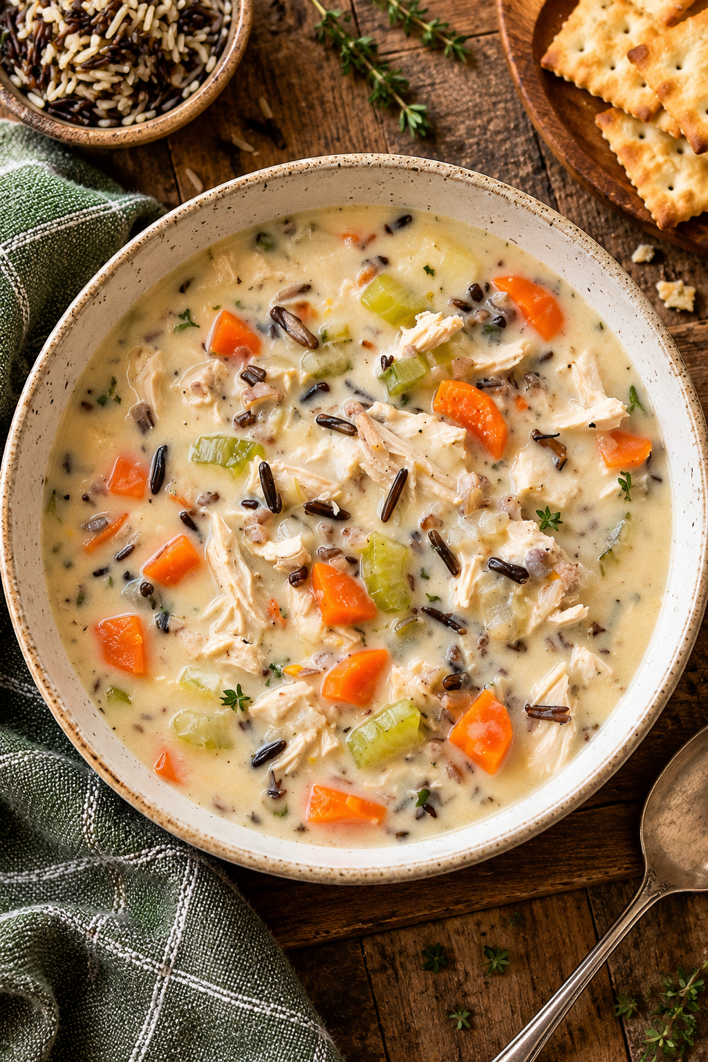 Creamy Chicken and Wild Rice Soup